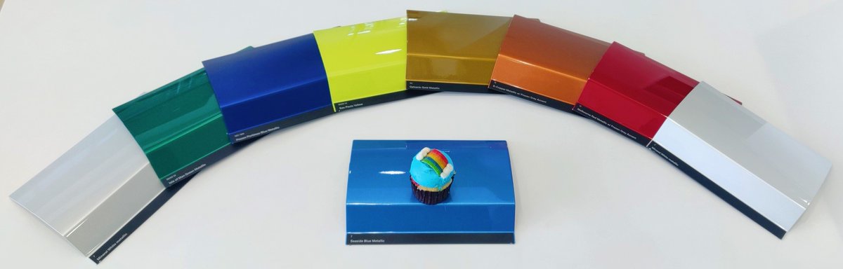 Taste the (BMW) rainbow! 🌈
We're celebrating our 50th birthday with some sweet treats!  Stop by and grab a cupcake for your ride home. #Reeves50th