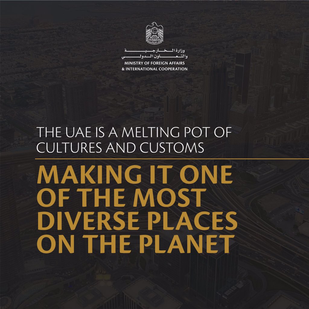 The UAE firmly believes in bringing together diverse opinions and fostering global dialogue to unite…