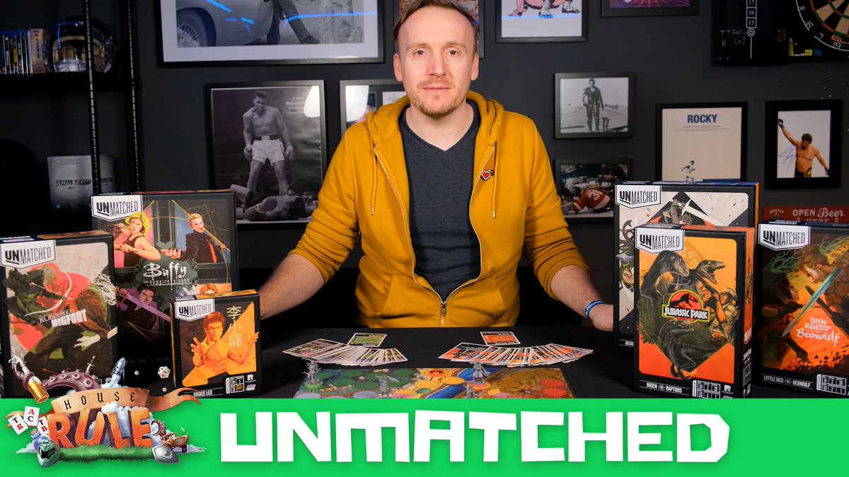 AllMaverickNews's tweet image. In the latest ep of House Rule, Alan &amp;amp; Jez check out @RestorationGame's Unmatched and do battle with Vampires and Velociraptors! 🧛‍♂️🦖

Watch the full video: bit.ly/2SdDE2P

#Unmatched #Houserule