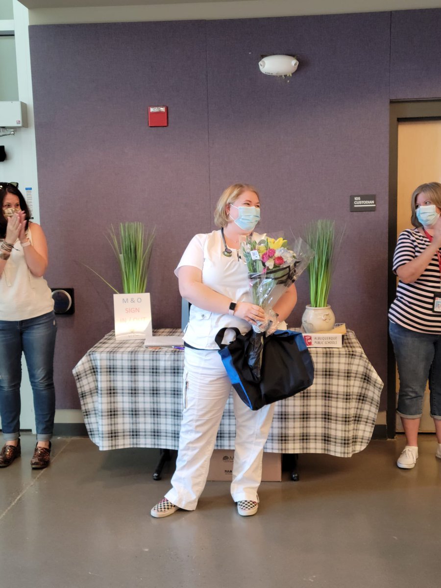 Principal_Myers's tweet photo. Woohoo! πππ Congratulations to our very own Nurse Covington for being named APSβ Nurse of the Year! What a well-deserved honor for our AMAZING nurse! She is the best of the best! π§‘π
#GoTigers #SafetyBoss #NurseOfTheYear https://t.co/xgcxhzAxLr