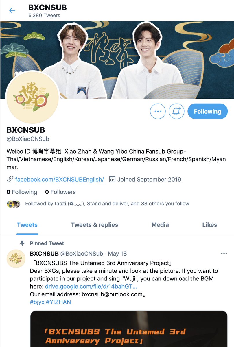 AHHH OMG THEY'RE BACK I THINK? tentatively hopeful! good work everyone in appealing to twt support to restore <a href="/BoXiaoCNSub/">BXCNSUB</a>'s account 🥰🥰🥰