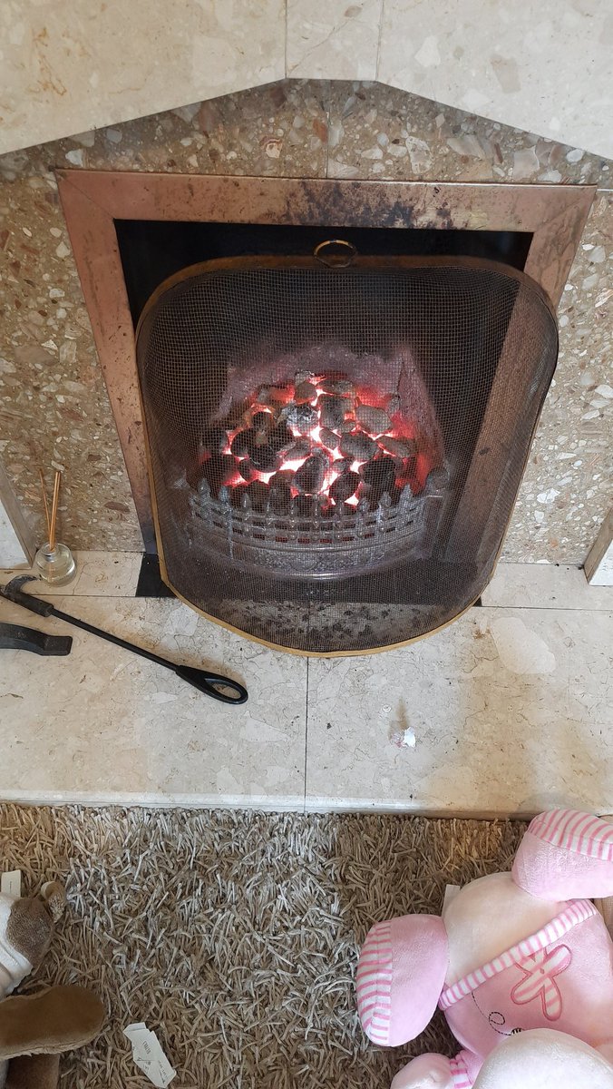 Always wanted a fireplace and now have one! 😃also finally found a lovely house in Cork to live!