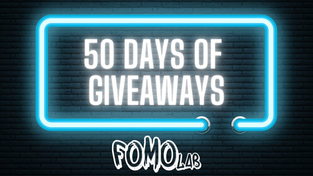 fomo_lab's tweet photo. Alright ladies &amp; gentlemen, here we go;

🎁The 50 days of FOMO 🎁

For the next 50 days, FOMO Lab will be running a daily giveaway campaign.

Every day there will be prizes up on offer

Retweets, Likes, Follows, Notifications on, Meme competitions, and more actions to earn $FOMO https://t.co/3JXsbTRhsS