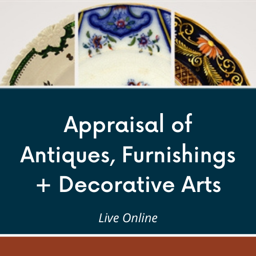 Sign up today for ISA’s popular Antiques, Furnishings + Decorative Arts course, live online this July 12-17. You’ll learn how to identify and value all kinds of antiques and residential contents and take your appraising career to the next level. ow.ly/iOOK50EJem7
