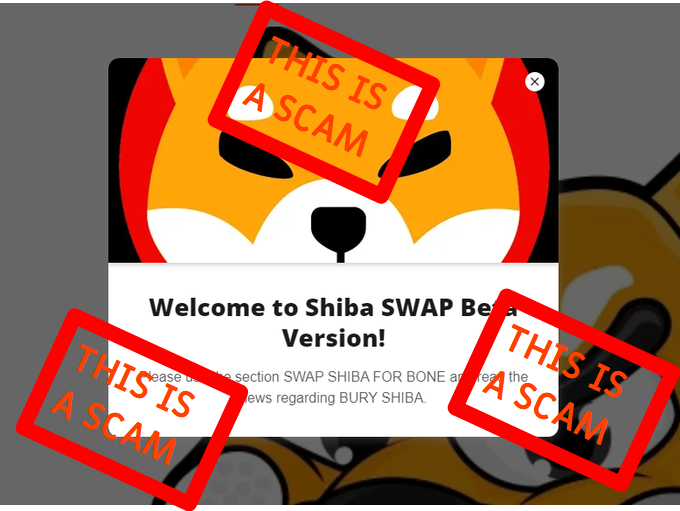 See this picture? If you see it you are on a a #scam site. If you use it you will reach a part where they ask you to send some crypto to certain address. Anything you send there will be lost.
