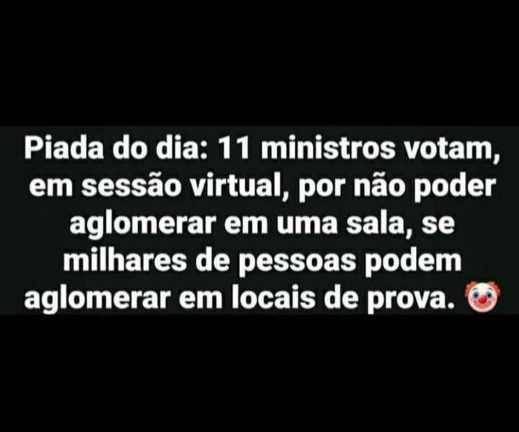 gui_saud182's tweet photo. @STF_oficial Ou seja, segundo STF ninguém precisa seguir mais lockdown nenhum de municípios e estados 🤡🤡 
STF liberou geral 🤦🏻‍♂️ #adiaPF https://t.co/3esdAZ7ffQ