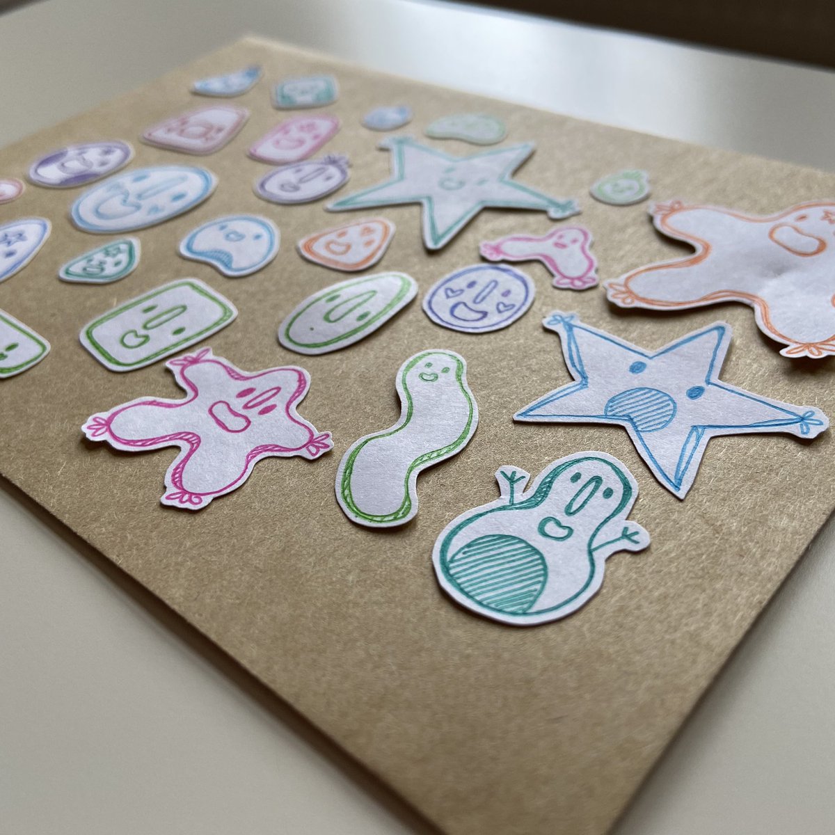 i forgot about this account !! i’ve put stickers on my etsy shop !! if u would like some blobs w faces pls hit me up