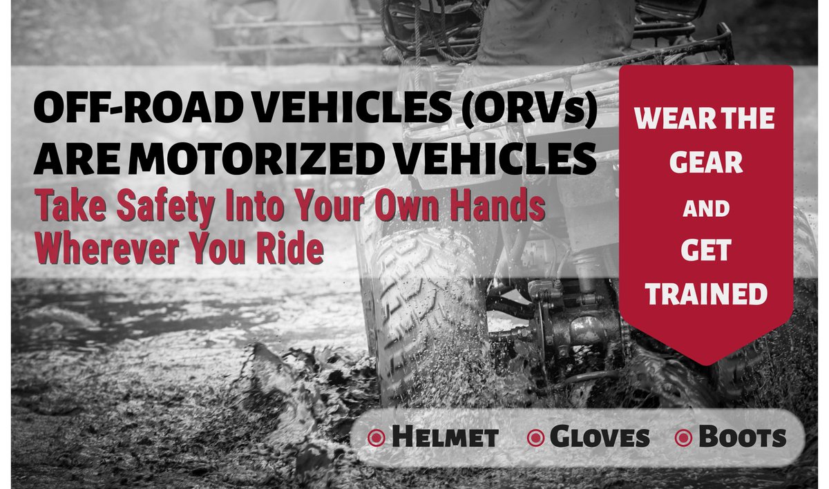 LHSCCanada's tweet image. This May long weekend, the #LHSCTraumaProgram wants to remind our community to get outdoors and enjoy the sunshine. If you decide to try a new activity, like riding an ATV, make sure you are properly trained and have the necessary safety gear!