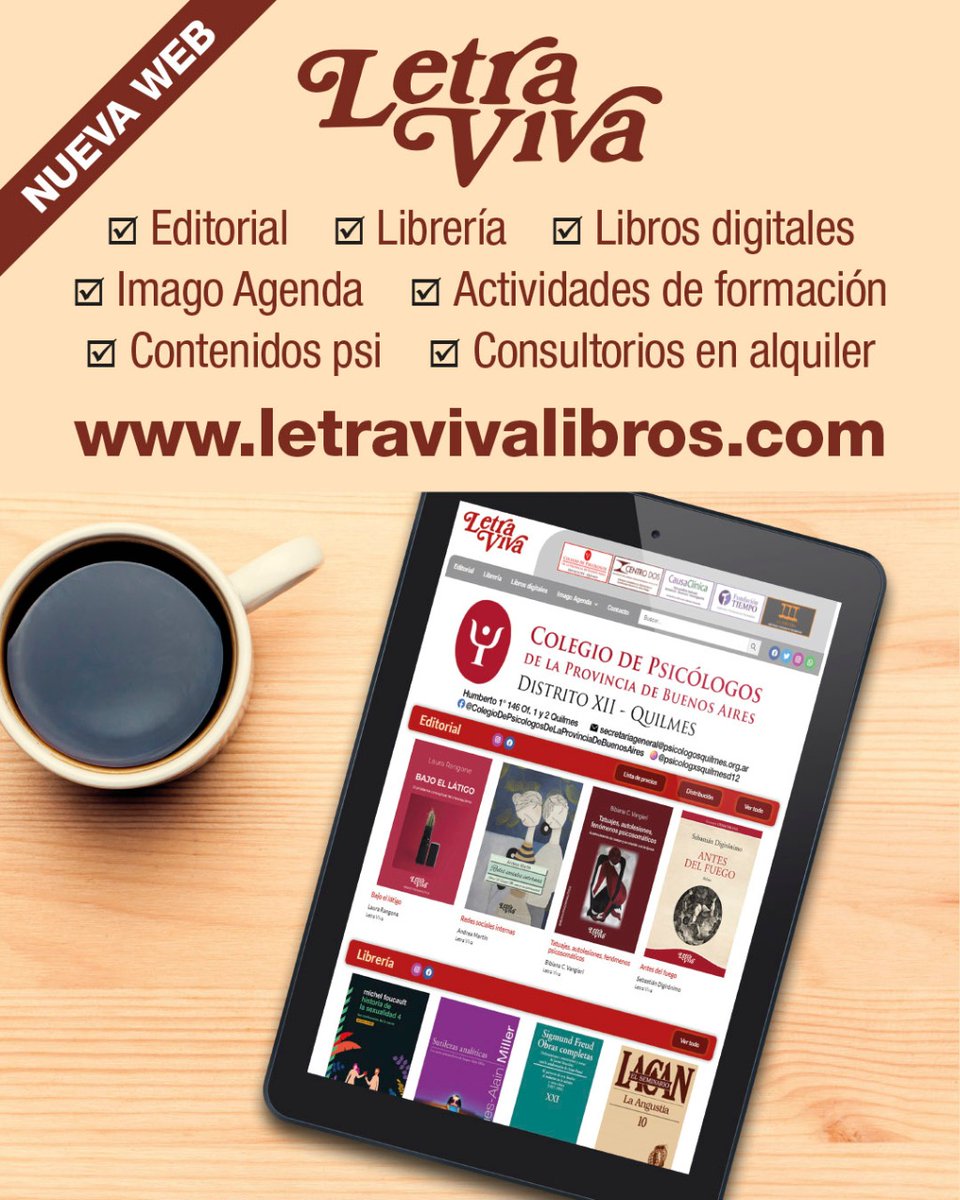 #NuevaPáginaWeb #NuevaWeb #BuenViernes #LetraViva letravivalibros.com