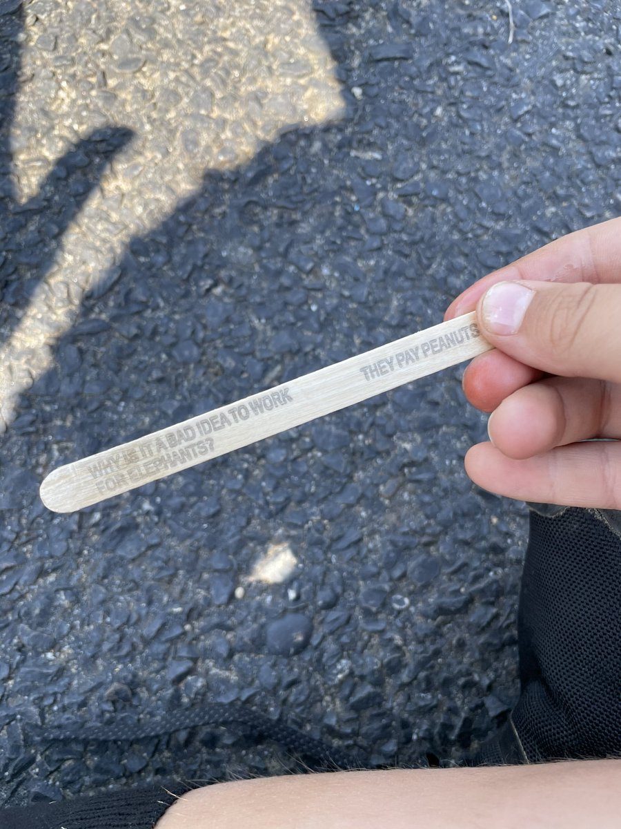 JLang_OTES's tweet photo. J is for Joke Day - what better way to celebrate than with ice-pops with jokes!! 16 days left until summer 😎 @MLopusznick @OTES_pride https://t.co/KE490h2w88