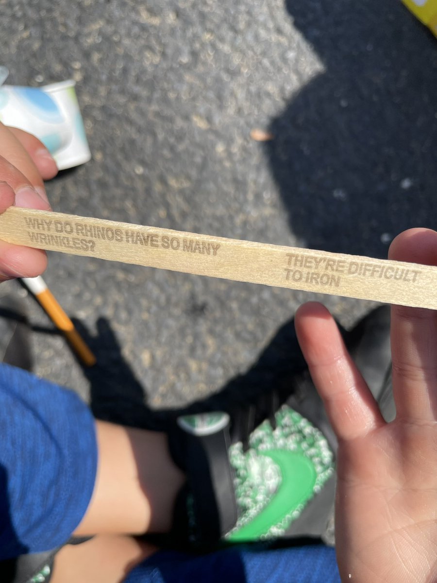 JLang_OTES's tweet photo. J is for Joke Day - what better way to celebrate than with ice-pops with jokes!! 16 days left until summer 😎 @MLopusznick @OTES_pride https://t.co/KE490h2w88