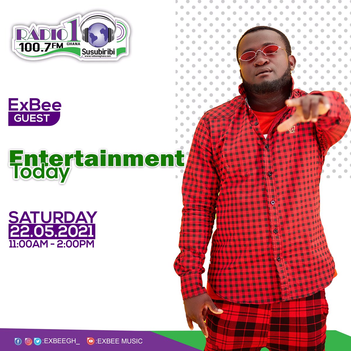ExBee (@exbeegh) on Twitter photo I will be live on <a href="/Bryt991FM/">Bryt99.1FM</a> , <a href="/Radio1Gh/">Radio1ghana</a> , <a href="/Easternfmmedia/">Easternfm</a> and @myfm_945 tomorrow
All about #MenkoaMediaTour
<a href="/nkpromogh/">NK PROMO GH</a> #madeinkwahumusic I will be live on <a href="/Bryt991FM/">Bryt99.1FM</a> , <a href="/Radio1Gh/">Radio1ghana</a> , <a href="/Easternfmmedia/">Easternfm</a> and @myfm_945 tomorrow
All about #MenkoaMediaTour
<a href="/nkpromogh/">NK PROMO GH</a> #madeinkwahumusic