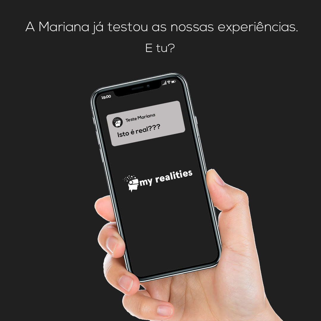 myrealitiesdev's tweet photo. A Mariana já testou as nossas experiências e.... nem queria acreditar no realismo. 😎 https://t.co/k07t2ZgP5i