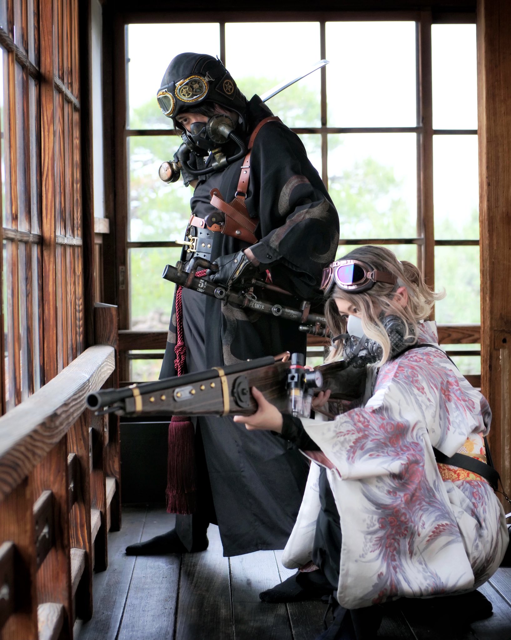 Haruka ガスマスクの人 アンヌさんの新作蒸気銃とコラボ 実写版カバネリと言われても違和感無いな 蒸気グンマー スチームパンク Steampunk T Co Pe1g3k3mx0 Twitter