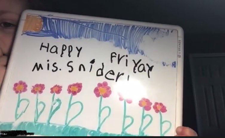 Great way to start the morning with this drawing from a student on our zoom! <a href="/BVlearns/">Bloomfield Virtual</a> <a href="/bhschools/">Bloomfield Hills Schools</a>