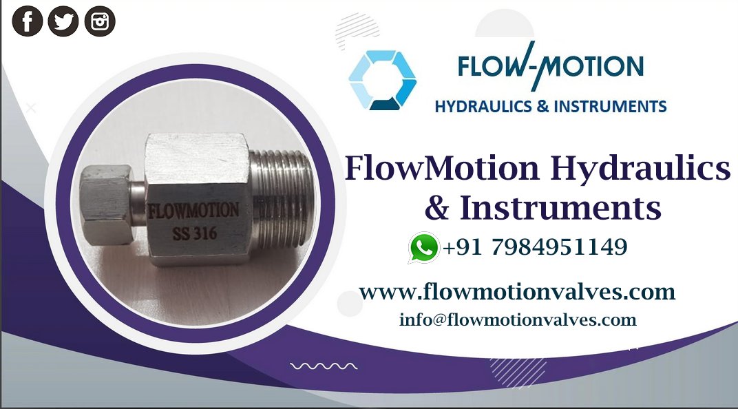 FlowmotionI's tweet image. Leading Manufacturer of NEEDLE VALVES, BALL VALVES, NRV, SAFETY VALVES,Hydraulic Pipe Fittings, QRC in Ahmedabad, Gujarat.
flowmotionvalves.com
#HydraulicPipeFittings #BALLVALVES #Manufacturer  #Supplier