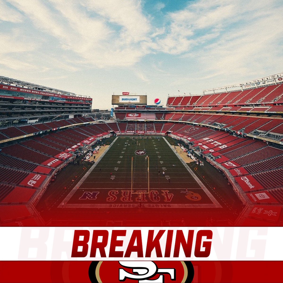 Levi’s Stadium has officially announced they will be at full capacity for the the San Francisco #49ers 2021-2022 season 🔥🔥