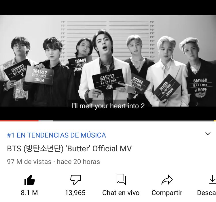 mileidyta99's tweet photo. Me encanta 🥰 ❤️❤️🥰❤️ #ButterMV @bts_bighit https://t.co/hjAsBmkYAJ