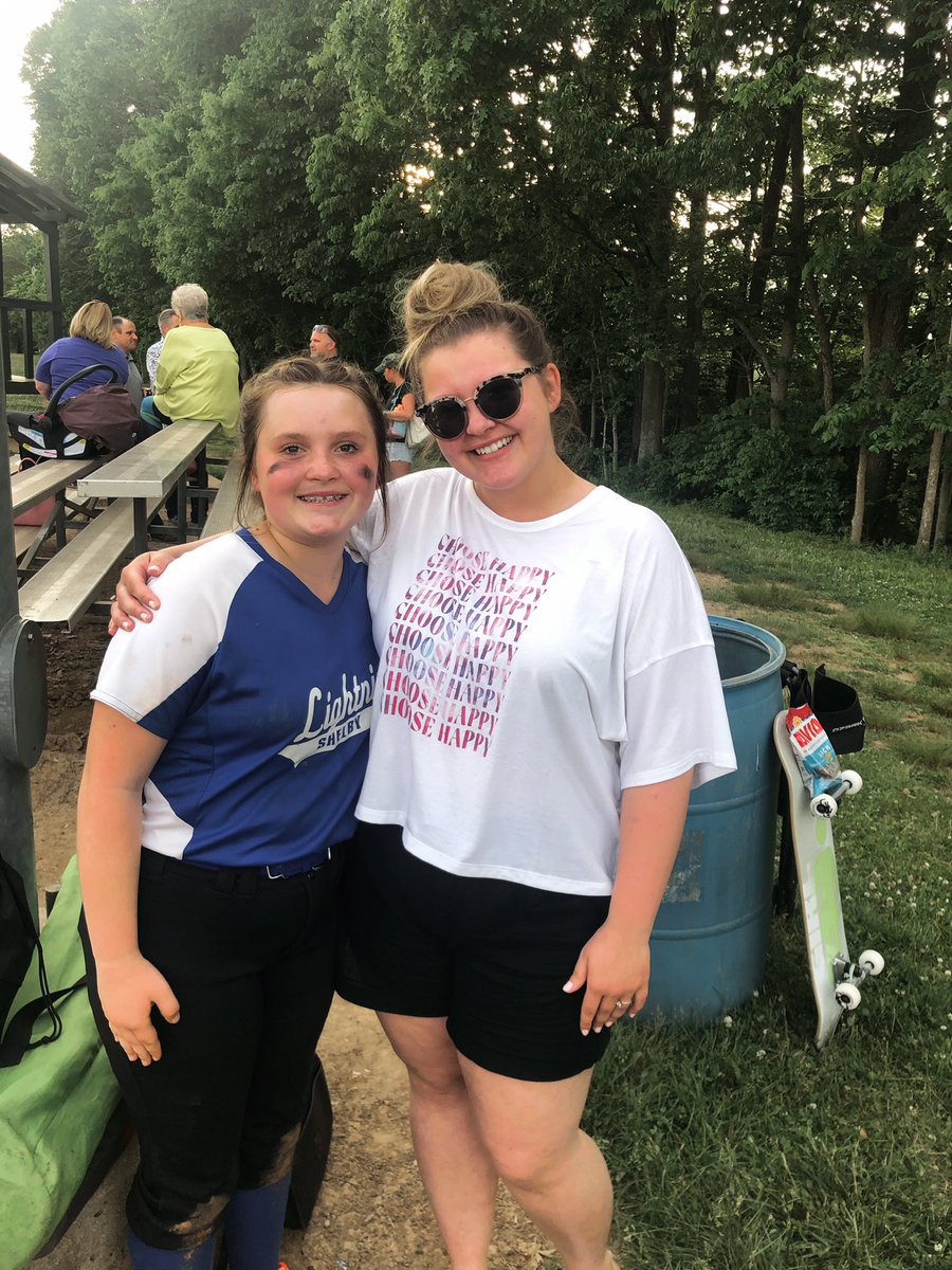 Last game of the season for two of my sweet girlies... They won, of course! 🥎 #proudteachermoment