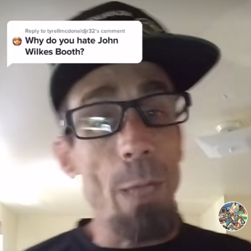 JackKennedy's tweet image. I found this guy on tiktok and his entire existence is defending claims that he is actually Abraham Lincoln