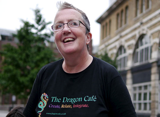BirdinSE1's tweet photo. Sad to see trustees & the "Development Director" at #MentalFightClub have wiped all archive content from the new Dragon Cafe website. It's like Sarah's original team who designed and delivered the award winning project for 8 years from 2012 never existed. #poordecisionmaking https://t.co/I108gaUfmj