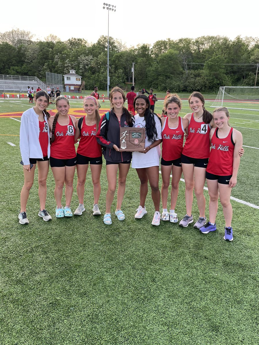 Oak Hills Girls finish as District Runner up!! What a day!!