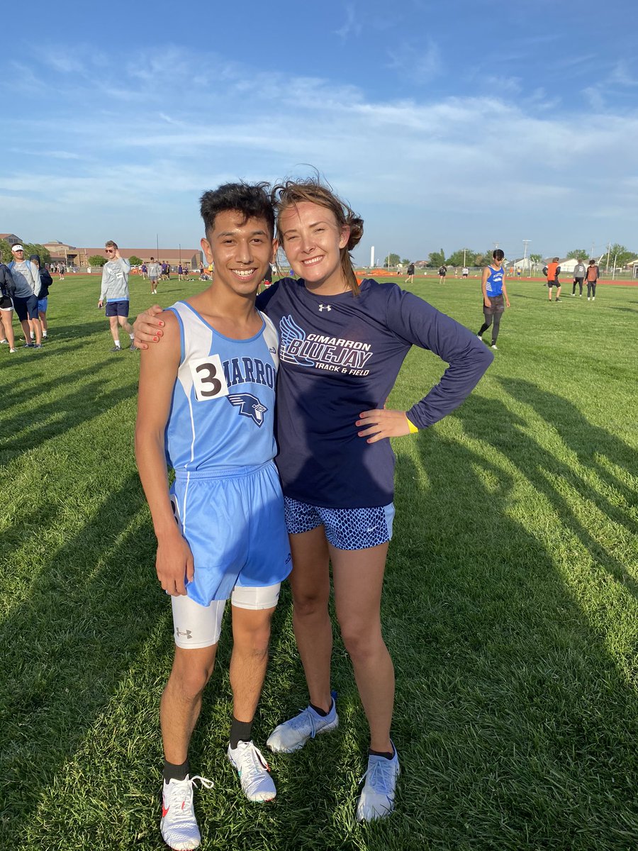 Congratulations to Damion Santisteven on punching his ticket to Wichita next week! He places 2nd on the 2 mile run!