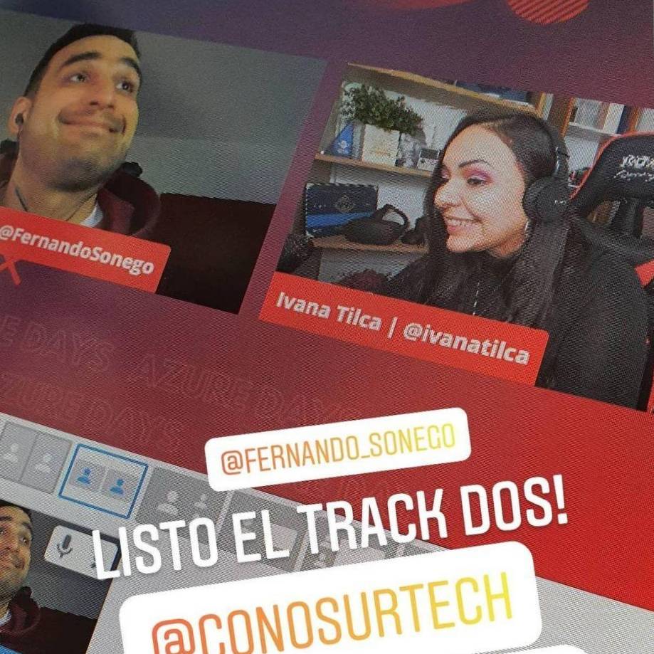 conosurtech's tweet photo. 📢 Estamos en vivo en los #AzureDays 2021! Con speakers increíbles y charlas imperdibles de #Azure 👉 https://t.co/C03ZlgVcMq https://t.co/vFvB6NpOpO