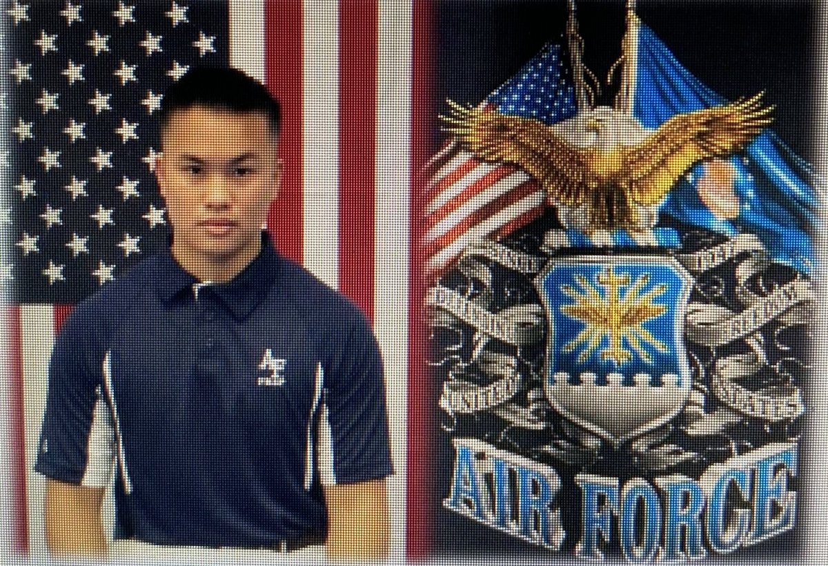 AsstSuptESD's tweet photo. Congratulations to Vista Senior Jostan Busque who received an appointment to the Air Force Academy. Thank you, Jostan, for your outstanding academic career at SVHS and for your service to our country. #CCSDGoesTo https://t.co/mrjGtcq3RX