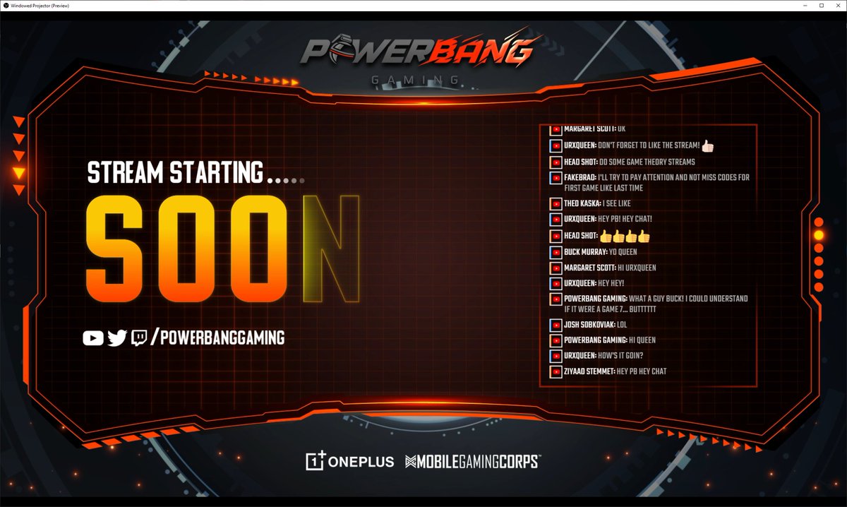 PowerbangGaming's tweet photo. We're about to get it! Some fire @PUBGMOBILE games in @MGCmobile Frag for the Bag about to go down. Make sure you tune in and get a piece of the action!

Watch Live: https://t.co/zJxd0XnV8o  #mgcpartner #pubgmpartner https://t.co/KiNu0ionji