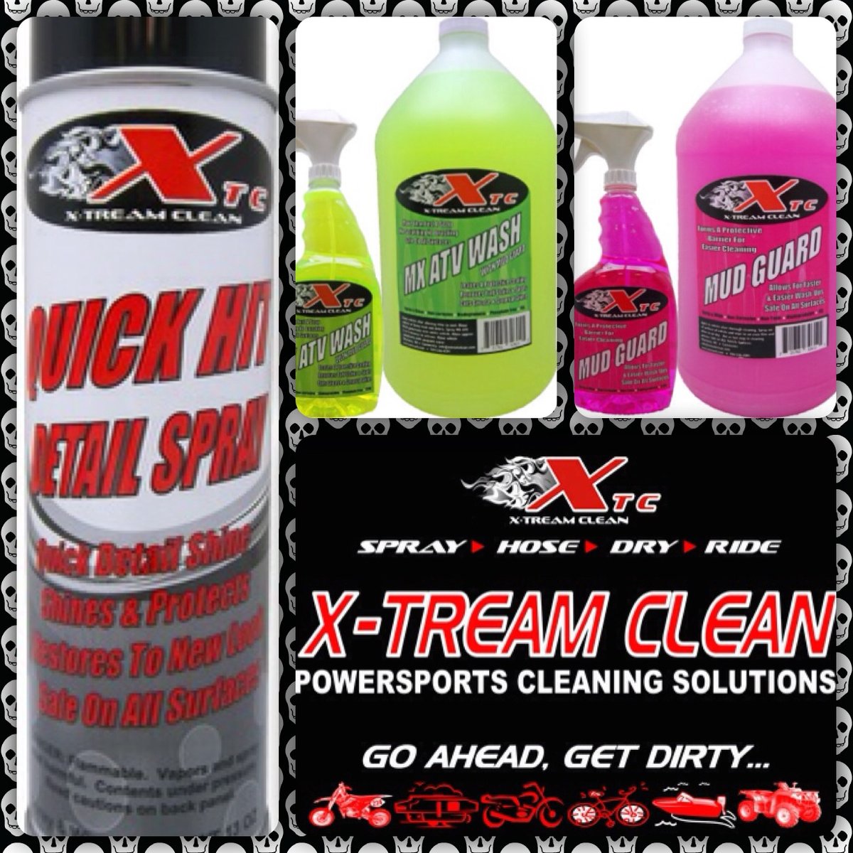 XTreamClean's tweet image. mxwash.com
Complete cleaning solutions package for all off-road endeavors.  ⠀⠀
#xtreamclean #bikewash #bikeshine #atvwash #cyclewash #motocross #harescramble #motorcycle #atv #powersports #mx