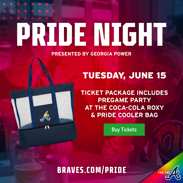 HSLsoftball's tweet photo. Mark your calendars for Braves' Pride Night at Truist Park on Tuesday, June 15. ⚾️🌈
https://t.co/Pym50NJ5Yh https://t.co/2P384udvfJ