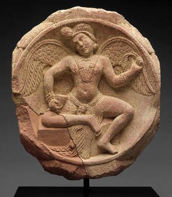 winged celestial
Angel?
red sandstone sculpture from Uttar Pradesh, 1st century
The Art Institute of Chicago