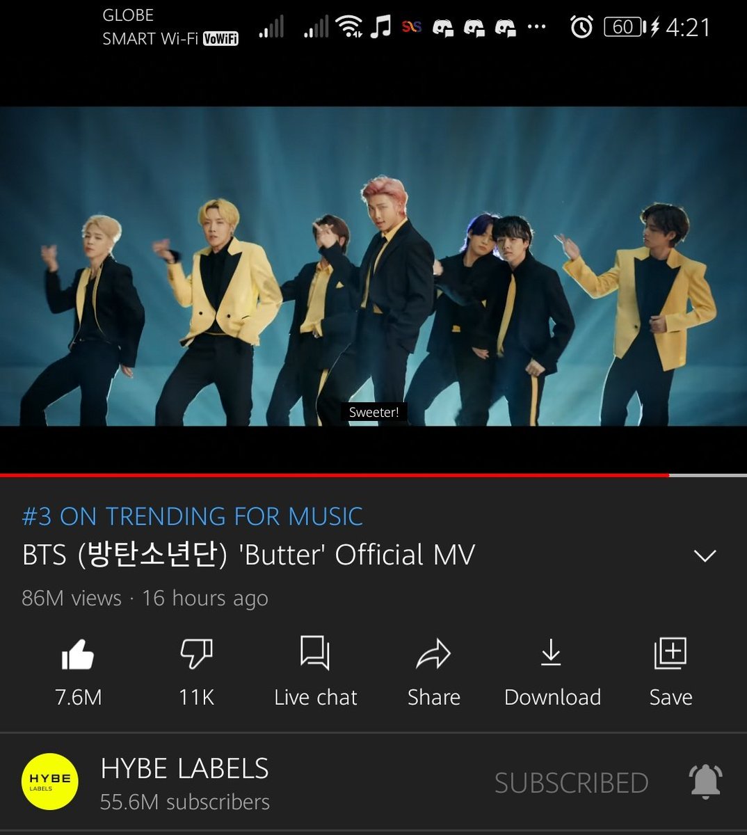 geunyangsaram__'s tweet photo. @BangtanStreamPH 🙌🔥💜
#ButterStreamPHarty #GetItLetItRoll @BTS_twt https://t.co/3hLaHsA1Jn