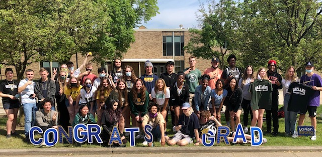 urCHScounselor's tweet photo. Clawson High School's College & Career Decision Day 2021! We are so proud of our seniors & excited for them to cross the threshold into the next phase of their lives. Wherever they go, whatever they do, they'll always be Trojans💙💛 #ClawsonPride #CHSTrojans https://t.co/HTY6m1SC2l