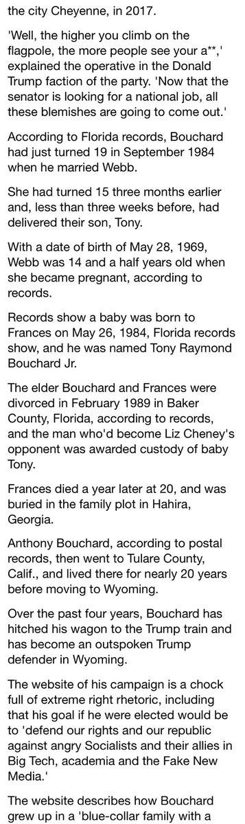 BeanieToddPS's tweet photo. @JudiNezforTruth @miakkamisfit57 @SethAbramson "His son has become 'almost' estranged from him after making 'some wrong choices in his life,' Bouchard said." — AP
Bouchard was *such* a "fantastic" role model for the son he now partially disavows 🤔
BTW, Bouchard spawned 3 more times, with his keeper wife.
#RepeatCycle https://t.co/8JgSNgyLBV