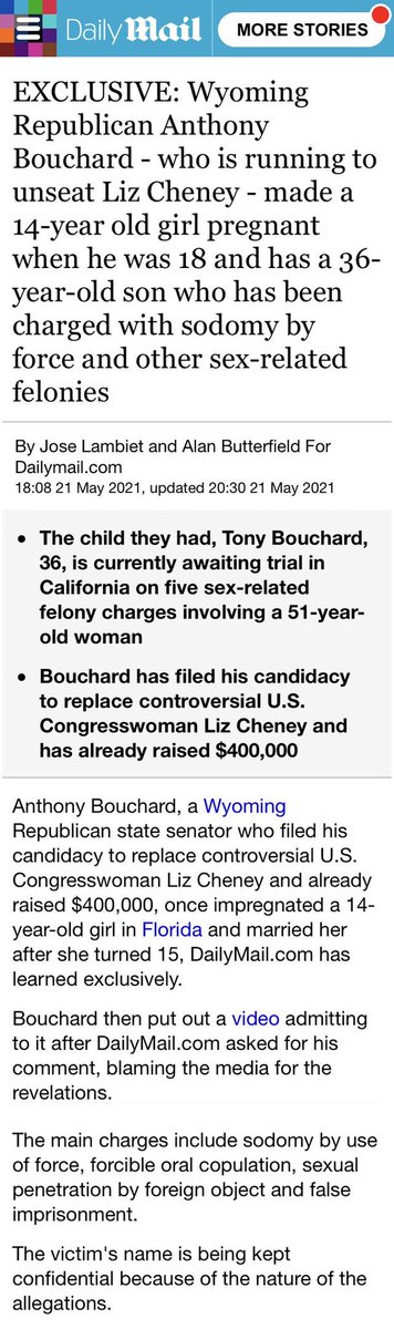 BeanieToddPS's tweet photo. @JudiNezforTruth @miakkamisfit57 @SethAbramson "His son has become 'almost' estranged from him after making 'some wrong choices in his life,' Bouchard said." — AP
Bouchard was *such* a "fantastic" role model for the son he now partially disavows 🤔
BTW, Bouchard spawned 3 more times, with his keeper wife.
#RepeatCycle https://t.co/8JgSNgyLBV