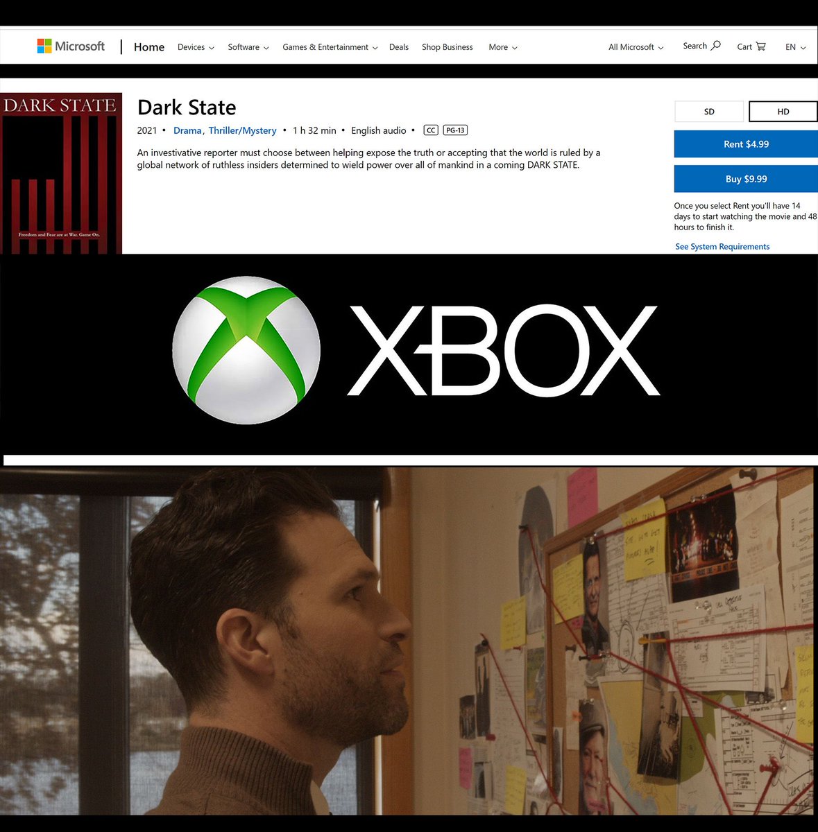 #darkstate now available on xBox
buff.ly/3tPY6UN

#darkstatemovie #actor #actorlife #supportindiefilm #moviestill #movies #moviescenes #moviegoers #cultmovies #moviestowatchoutfor