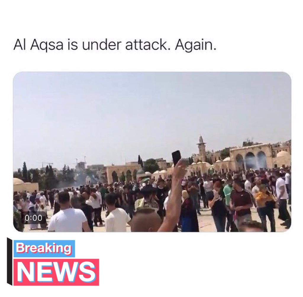 #ISRAELBREAKSTHETRUCE these fucking #IsraelUnderAttack al-aqsa mosque doesn't follow the rules Time to take action and fight him #IsraelUnderAttack terrorism terrorism terrorism Israel.