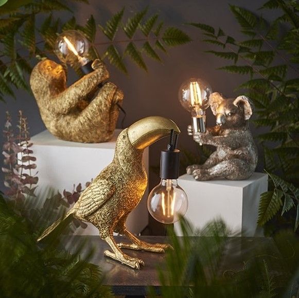 BespokeLights's tweet photo. These adorable animal table lamps would add character to your home. With a choice of either vintage gold or vintage silver these would look right at home as a bedside lamp or by a favourite chair or sofa. https://t.co/Pi3s0w0Jm4 #thatfridayfeeling #lighting #tablelamps https://t.co/2eadI0VHQN