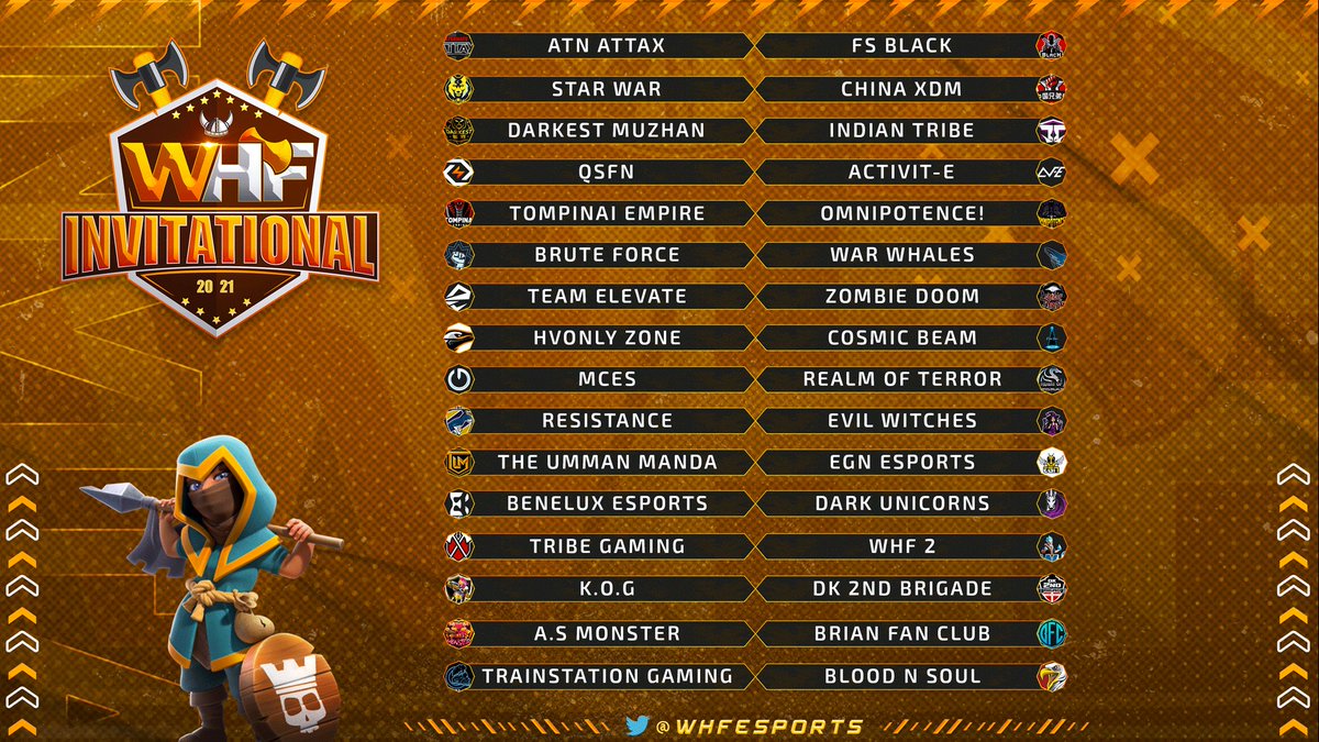 We are proud to say that we participate in WHF tournament 💪

We are looking forward to it 🔥