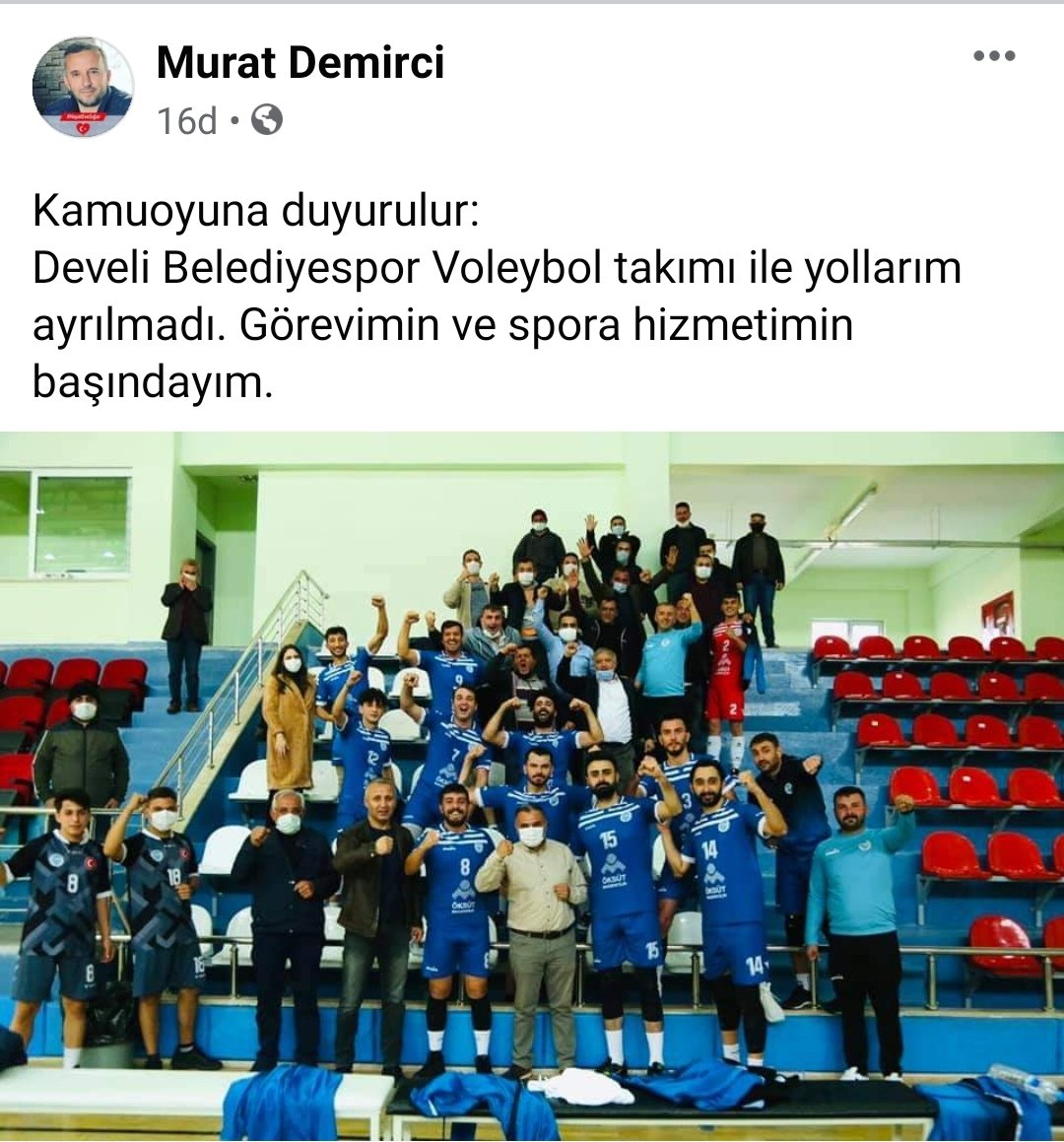 Caylicam38's tweet photo. Tepkiler sonuçsuz kalmadı ve hocamız tekrar görevinin başında.
Takipçisiyiz @develibld @baskanmcabbar @mehmetcabbar38 https://t.co/BnsLMUnAXu