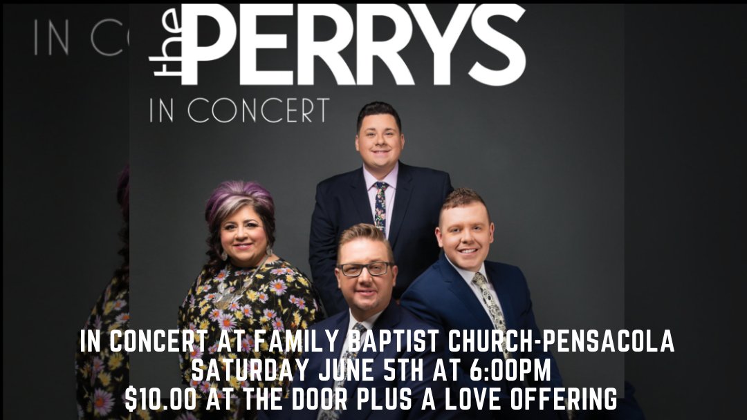HeartRightProd1's tweet photo. The Perrys In Concert- Family Baptist Church - https://t.co/frNNIZXdgo https://t.co/TZzpTbH9iv