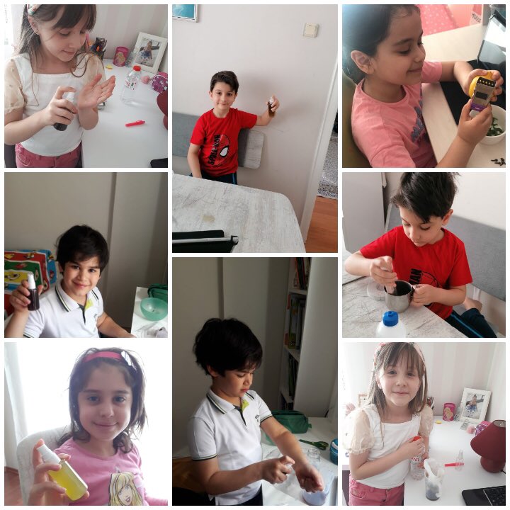 Nane, fesleğen,karanfil ,limon  ezdik. Su  ile karıştırarak parfüm yaptık.  Mis gibi bir koku elde ettik.<a href="/DogaOkullari/">Doğa Koleji</a> <a href="/GuldenOnat/">Gülden ONAT</a> <a href="/KvancBarlas/">Kıvanç Barlas 🇹🇷</a>