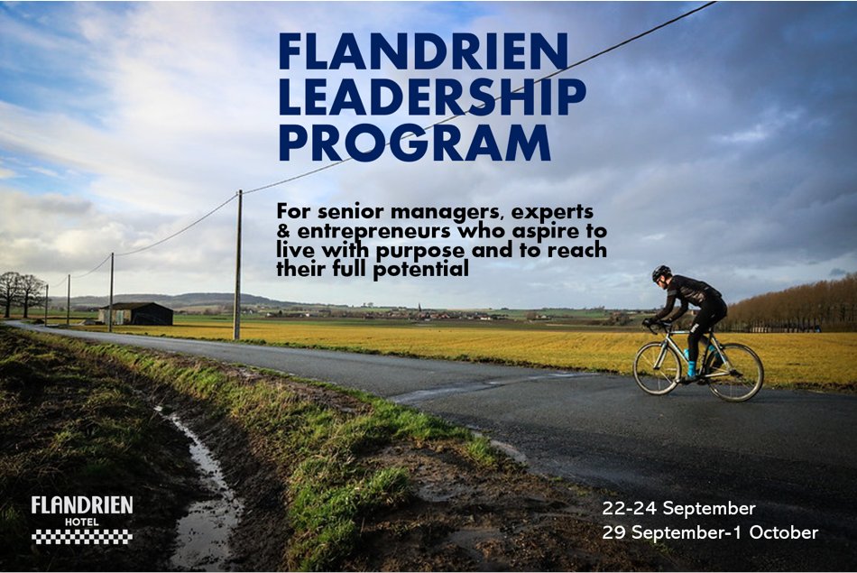 Are you striving to juggle the three balls of career, family and a sporting passion? Then please join us for our forthcoming Flandrien Leadership Program in the heart of the Flemish Ardennes: lnkd.in/dBpdCX7