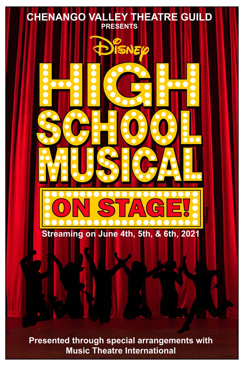 CVCSDWarriors's tweet photo. The CV Theatre Guild is excited to present its pre-recorded production of "Disney's High School Musical" on June 4 (7 p.m.), 5 (7 p.m.), and 6 (2 p.m.)! There will be a fee of $10 per screening. More info on how to view this wonderful virtual production will be shared next week. https://t.co/2sLkTazvcl