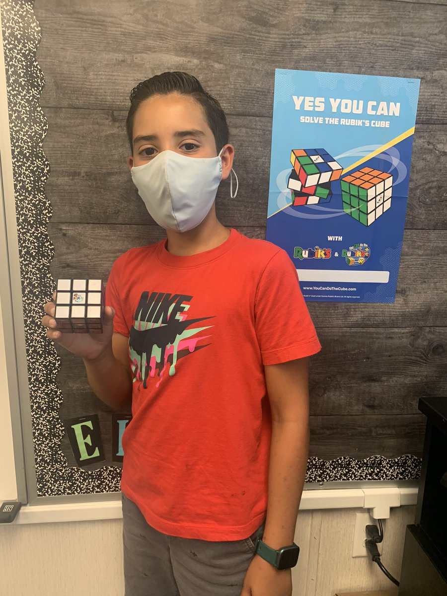 MrsLopezMagic's tweet image. My first three 2020-2021 kiddos to solve the cube this year! 🥳😎 @YouCanDoRubiks #KeepThemMotivated #PositiveMindset #ECEPantherPride🐾