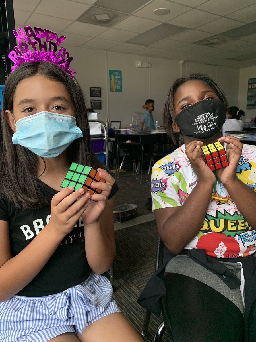 MrsLopezMagic's tweet image. AND.. since we didn’t get to do the challenge last year due to COVID, two of my 2019-2020 kiddos solved the cube yesterday! I recommend this as a team building / positive mindset / confidence booster activity❤️ #KeepThemMotivated #PositiveMindset #ECEPantherPride🐾
