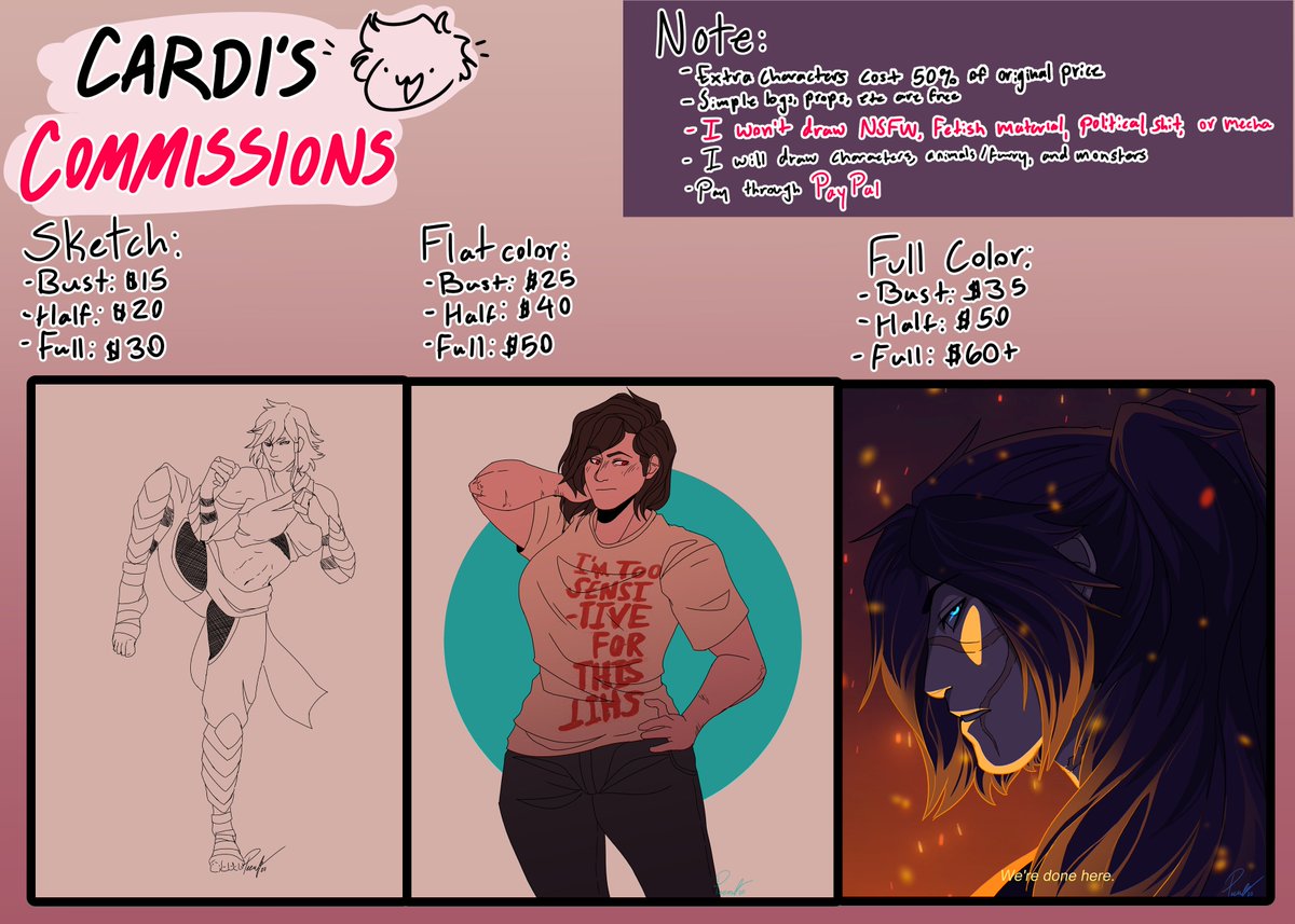 btw,,, my commissions are open,,,just as a lil afterthought maybe possibly
(btw these are kinda old and subject to change soon lmfao) 