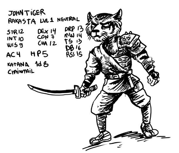 vou jogar uma aventurinha de d&amp;d véião usando essa classe :D do Rage of Rakasta 